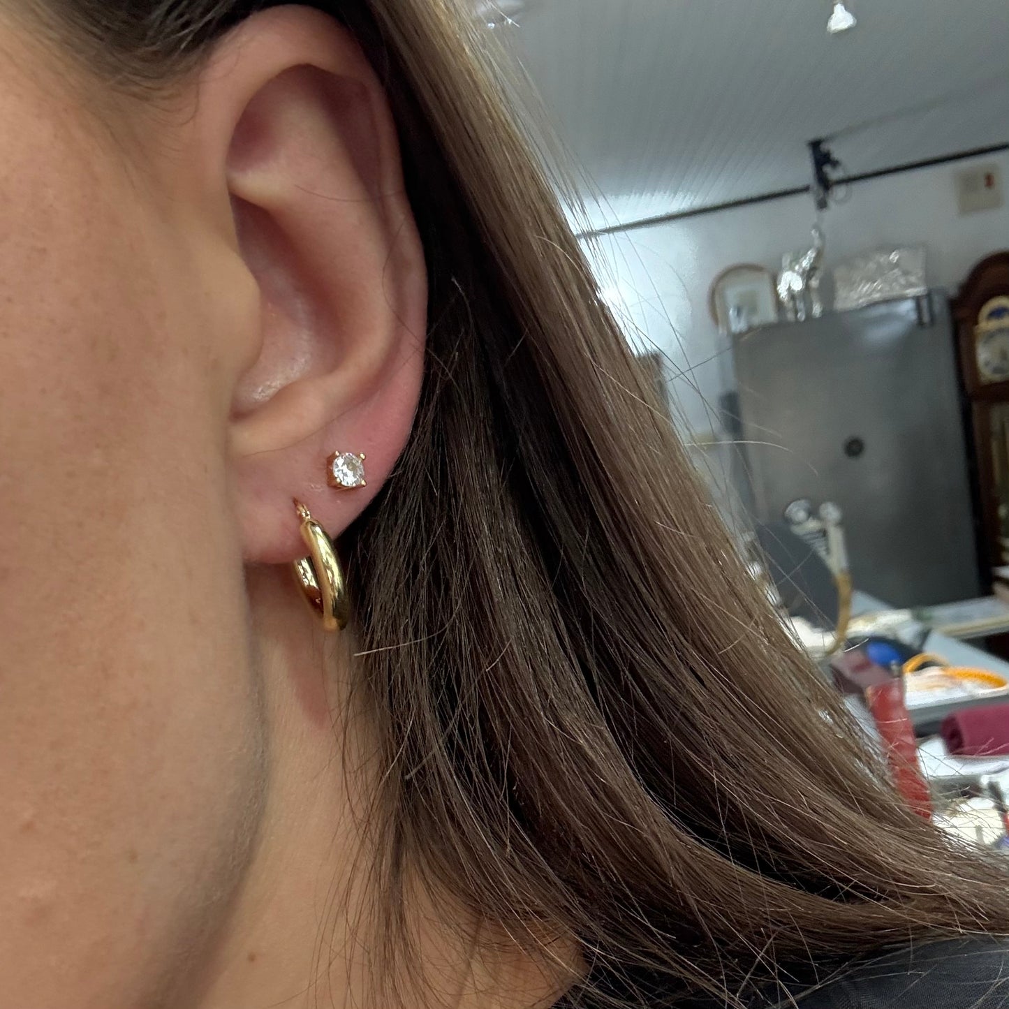 Golden kiss - earrings set