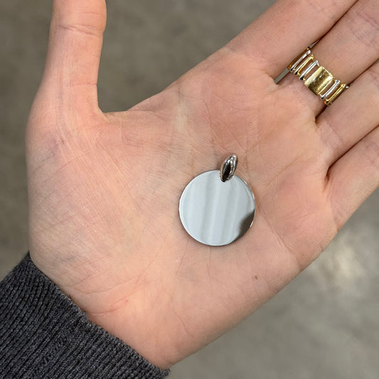 CIONDOLO TONDO personalizzabile