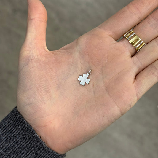 CIONDOLO MINI QUADRIFOGLIO personalizzabile