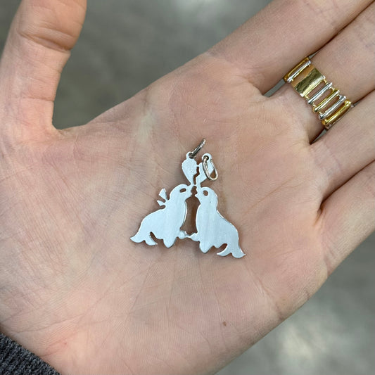 FOCHE INNAMORATE CIONDOLO DA SPEZZARE personalizzabile